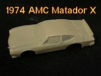 74AMCMatador 1:64 scale Resin 1974 AMC Matador X