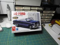 AMT_38451 1950 Ford Convertible 3n1 NOSTALGIA Series (1:25)