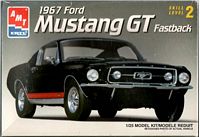 AMT_6631 1967 Mustang GT Fastback (1:25)