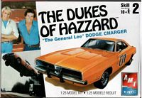 AMT_8597 AMT Dukes of Hazzard General Lee Dodge Charger (1:25)