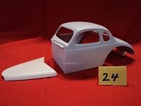 BD-024 #024 Resin Body 1937 Chevy Stock Coupe w/Hood