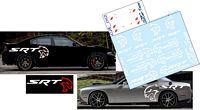 CA_012-C Dodge SRT Hellcat Logos (WHITE)
