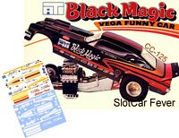 CC-125-C Black Magic 1976 Chevrolet Vega Funny Car