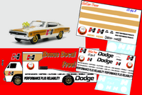 CC-154-C 1966 Hurst Dodge Charger + bonus hauler decal