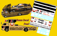 CC-155-C 1966 Hurst Dodge Charger + bonus hauler decal