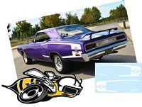 CD_019-C Dodge Super Bee stripes WHITE