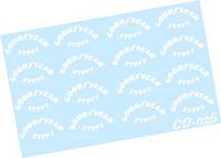 CD_026-C Goodyear Eagle tire stickers White only
