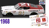 DC-1968-C  #21 Cale Yarborough 68 Mercury Cyclone