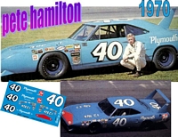 DC-1970-C  #40 Pete Hamilton 70 Plymouth Roadrunner