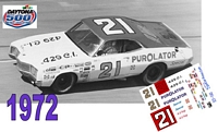 DC-1972-C  #21 A.J. Foyt 72 Mercury Cyclone