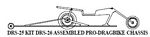 DRS_25 PRO DRAG BIKE CHASSIS KIT (1:24)