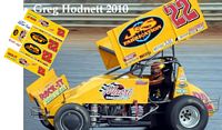 SC_037-C #22 Greg Hodnett 2010 Macri Concrete sprint car