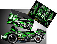 SC_042 #11x Kraig Kinser Arctic Cat  Sprint Car