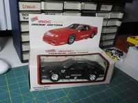 IROC-41035b Black IROC 1990 Dodge Daytona (1:24)