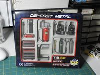 KS1001W 1:18 Die-Cast Metal Car Garage