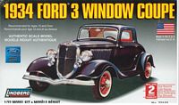 LIN_72133 1934 Ford 3 Window Coupe (1:32)