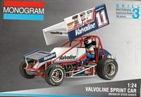 MON_2446 World of Outlaw #11 Steve Kinser Valvoline Sprint Car (1:24)