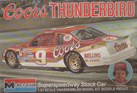 MON_2244 #9 Bill Elliott '84 Ford T-bird model kit (1:24) (OB)