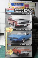 MON_6098 '70 Challenger, '70 Plymouth Superbird & '69 Hemi Charger (1:24 & 1:32)