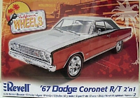 REV_2017 REVELL "CALIFORNIA WHEELS" '67 CORONET R/T 2 'N 1 MODEL KIT