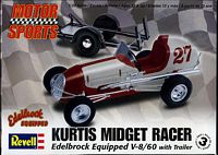 REV_85-4249 Kurtis Kraft Midget Racer w/trailer