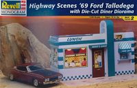 REV_85-7803 1969 Ford Talladega w/Die-Cut Diner (1:24)