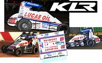 SC_156-C #01 Kyle Larson Lucas Oil/iRacing 2020 Chili Bowl Champion Midget