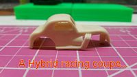 VonHybridCoupe  Hybrid Racing Coupe Resin body